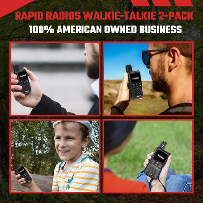 Rapid Radios Nationwide PTT Walkie-Talkie