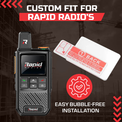 Rapid Radios - Tempered Glass Screen Protector - 3 PACK