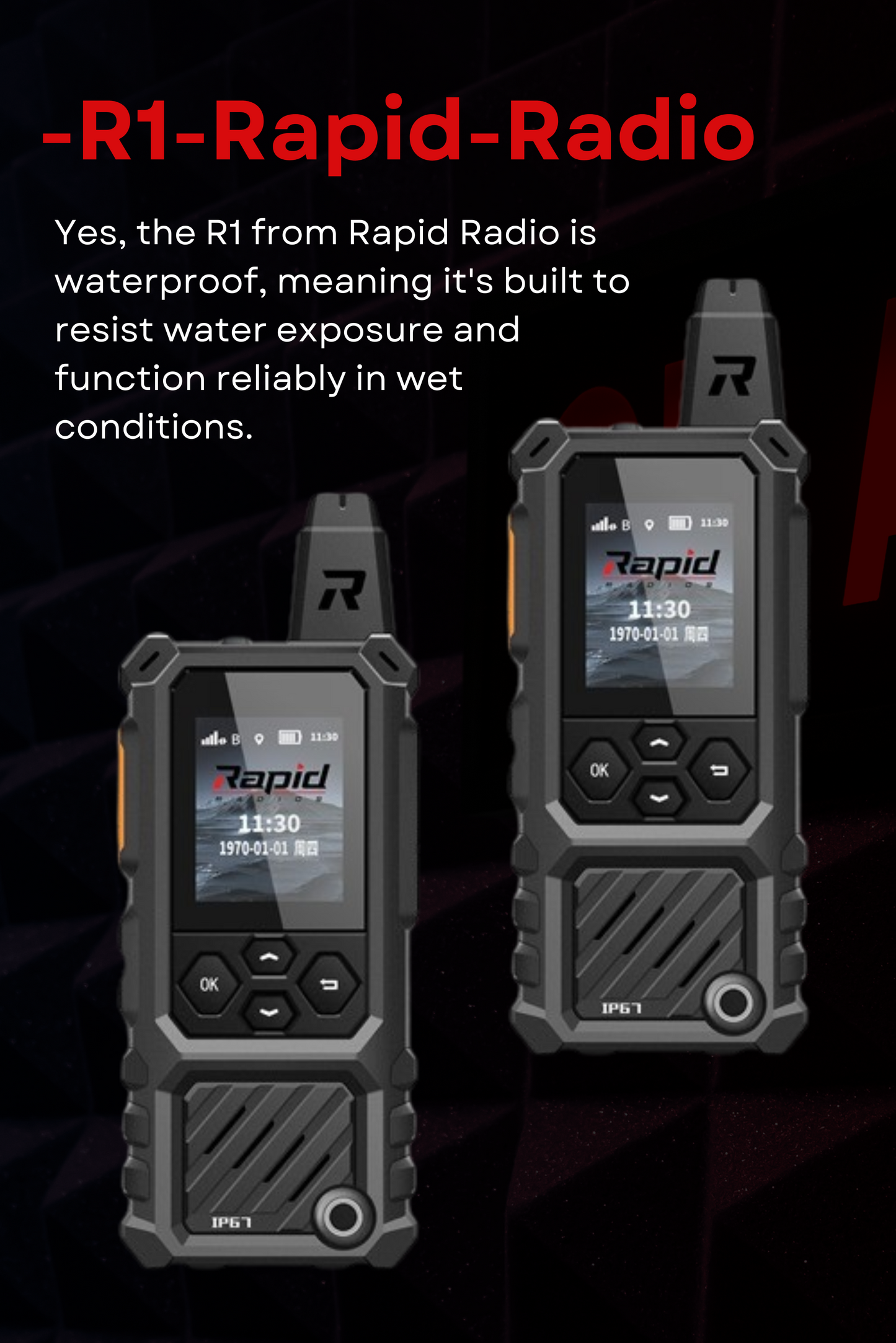 PRE-SALE: Rapid Radios R1 – Waterproof Rugged LTE + WIFI Rapid Radio - SHIPS OCT. 15
