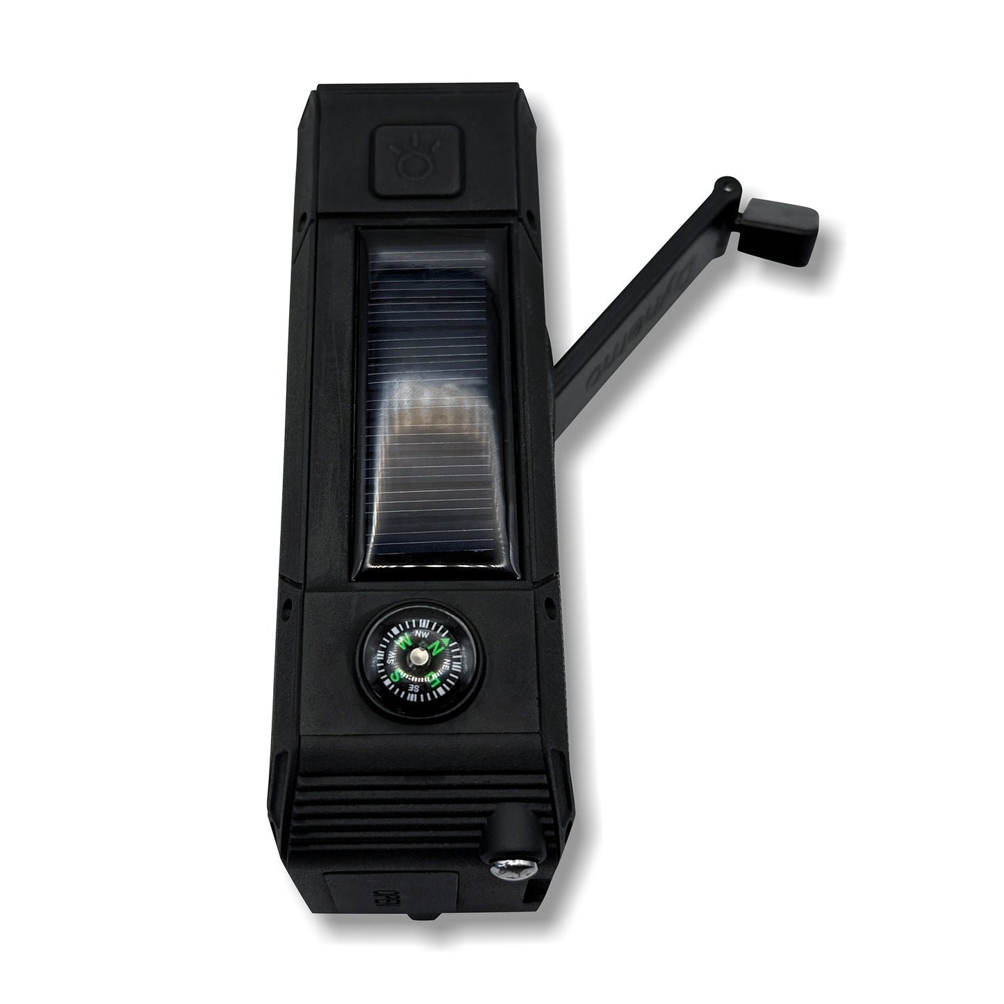 Emergency Dynamo Crank Radio – Solar + USB Power Bank, NOAA Weather, AM/FM, Bluetooth Speaker, Flashlight, SOS & Belt Clip