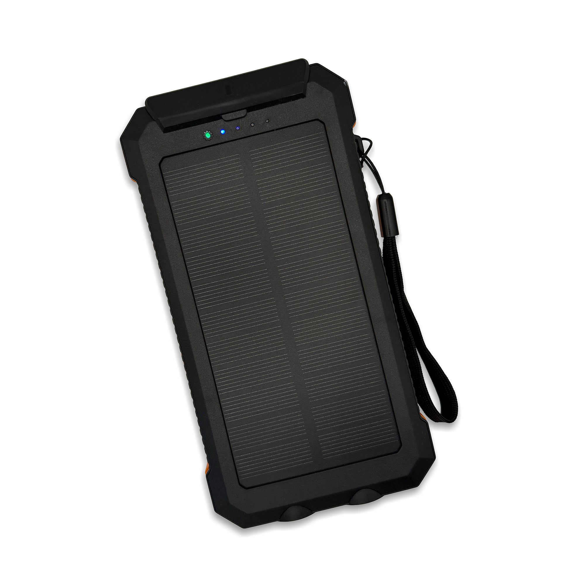 20000mAh Solar Power Bank – USB & USB-C Charging, 2W Solar Panel