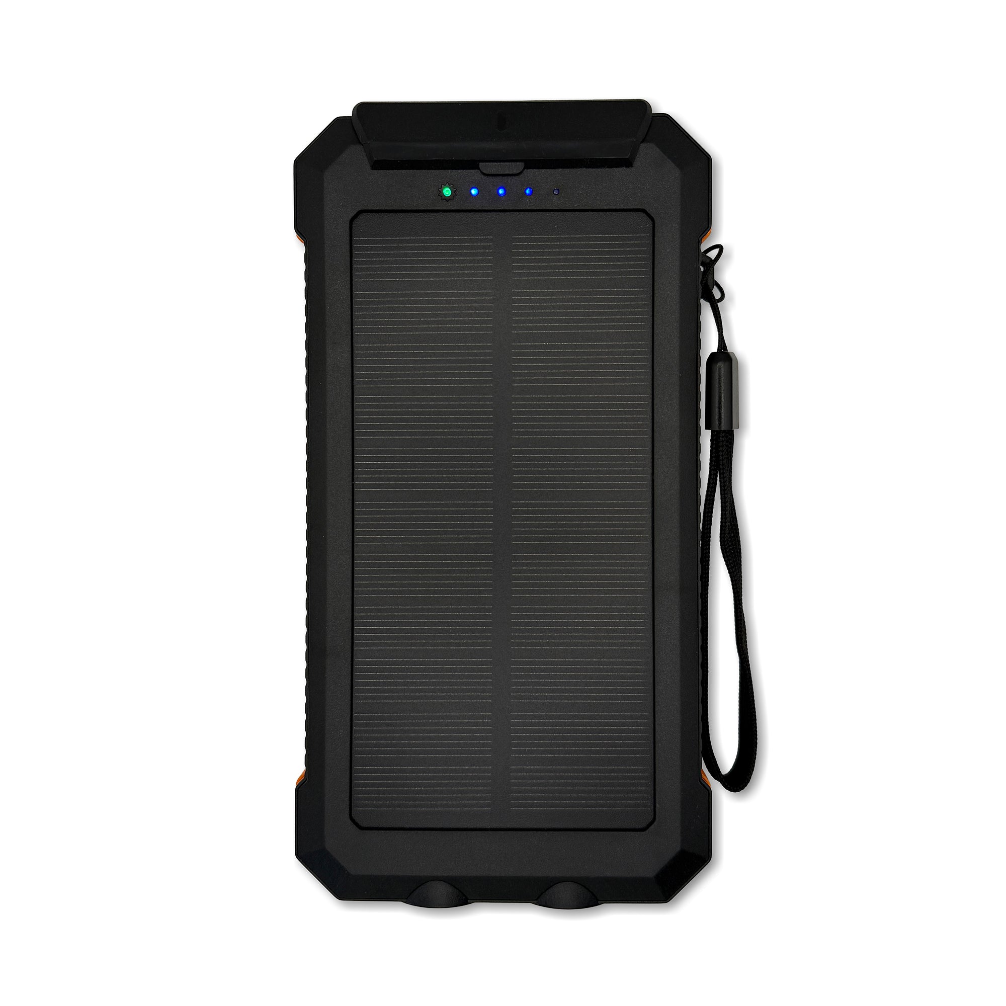 20000mAh Solar Power Bank – USB & USB-C Charging, 2W Solar Panel