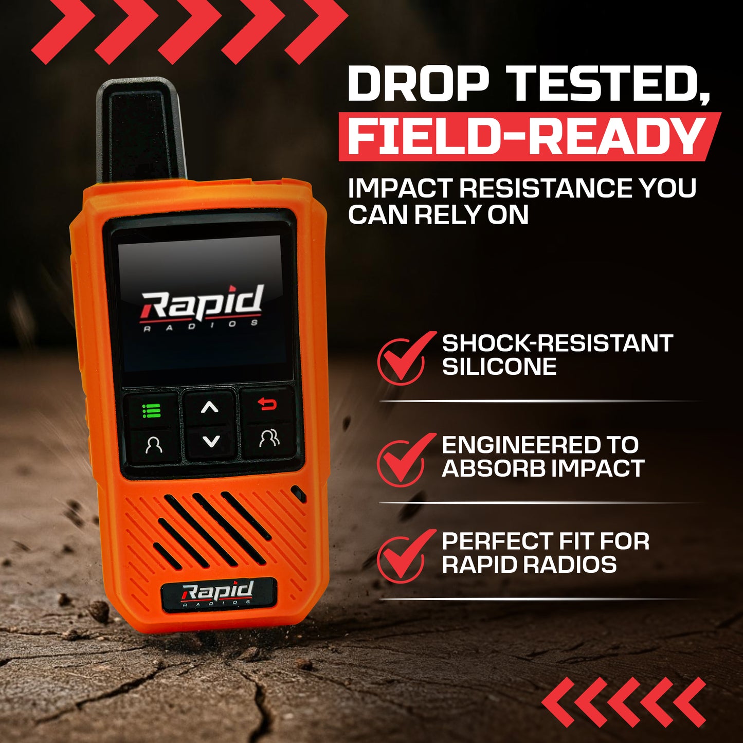 Rapid Radios - Silicone Protective Case - 8 COLORS!