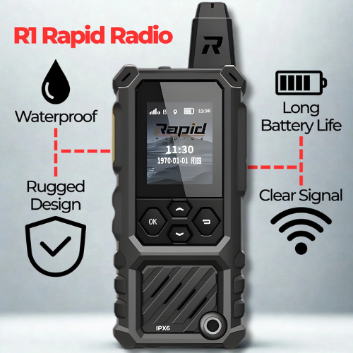 NEW: Rapid Radios R1 – Waterproof Rugged LTE + WIFI Rapid Radio